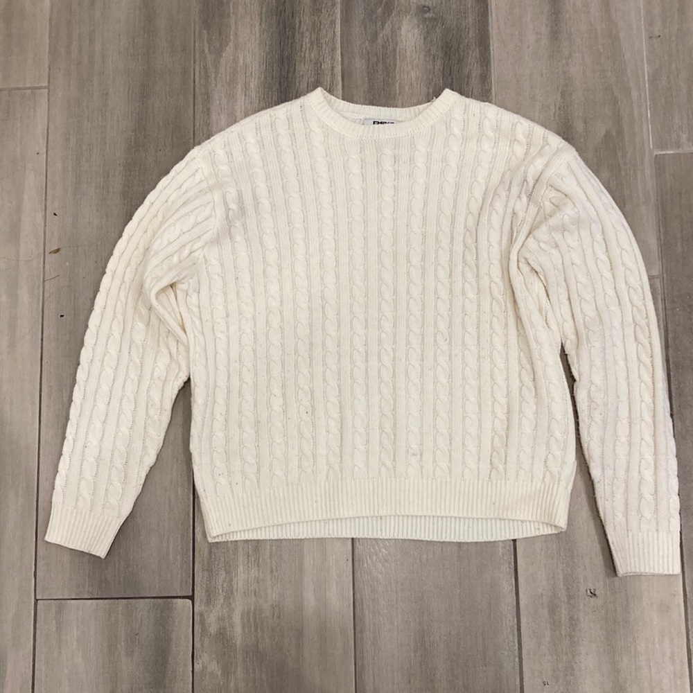 White Knit Sweater